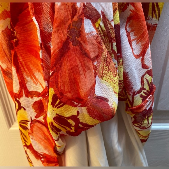 Tropical Hawaiian Floral Dress Hibiscus Maxi Dress - Picture 7 of 10